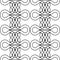 Design seamless monochrome decorative braid pattern