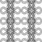 Design seamless monochrome decorative braid pattern