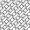 Design seamless monochrome grid pattern