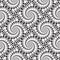 Design seamless monochrome spiral pattern