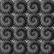 Design seamless monochrome spiral pattern