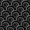 Design seamless monochrome spiral pattern