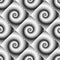 Design seamless spiral dots pattern