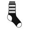 Design sock icon simple vector. Cute cotton item