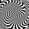 Design swirl movement illusion background