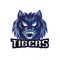 Design tigers logo sport team