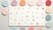 design trendy dots background