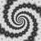 Design uncolored spiral movement background. Twirl