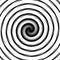 Design whirlpool movement illusion background