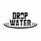 The design or writing of Drop Water is like a reflection of water and can be used as a symbol