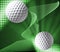 Designed golf background