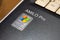 Designed for Microsoft Windows XP, Amilo Pro laptop, old netbook outdated operating system sticker, retro computing concept