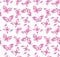 Designer seamless pattern with butterflies