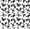 Designer seamless pattern with butterflies