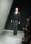 Designer Tomas Maier acknowledges the applause of the public after the Bottega Veneta show as a part of Milan Fashion Week