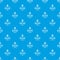 Designer tool pattern seamless blue