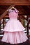 Designer wedding pink dress