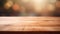 desk blurry wood surface background