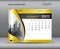 Desk calendar 2022 template on gold backgrounds luxurious concept, November template, Wall calendar 2022 design, planner, printing