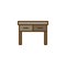 Desk with two drawers filled outline icon