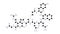 desmopressin molecule, structural chemical formula, ball-and-stick model, isolated image pituitary