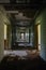 Desolate, Deteriorated Hallway - Abandoned Tuberculosis Sanitorium