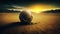 Desolate Earthstar: A Bleak Depiction of a Dying Planet, Made with Generative AI