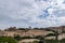 Desolate mountains, many grotesque large stones and few plants