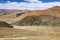 Desolate plateau landscape in Tibet