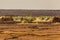 Desolate volcanic landscape of Dallol, Danakil depression, Ethiop