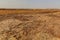 Desolate volcanic landscape of Dallol, Danakil depression, Ethiop