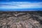 Desolated landscape in chain of craters road