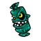 Despicable Green Candy nasty food character cartoon