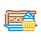 dessert department color icon vector illustration