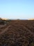 Dessert road to karoumes beach kreta island background fine art