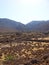 Dessert road to karoumes beach kreta island background fine art