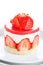 Dessert strawberry cake