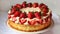 dessert strawberry pound cake