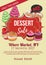 Dessert super sale poster handdrawn