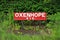 A Destination Sign for Oxenhope Station