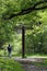 Destination signs to different ponds  in Rambouillet forest