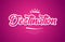 destination word text typography pink design icon