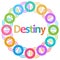 Destiny Colorful Rings Circular