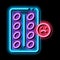 Destress Pills neon glow icon illustration