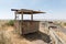 The destroyed battle tower that has remained since the War of the Doomsday Yom Kippur War  on the Golan Heights in Israel