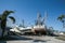 Destroyed Boats after Hurricane Ian in Fort Myers Florida Sea Front, USA