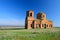 The destroyed church. Russia.