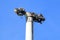 Destroyed gondola of a windmill