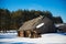 Destroyed the old wooden barn on the edge of the winter village.