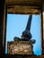 Destroyed Orthodox Church of St. Nicholas in the village of Olchi in the Kaluga region of Russia.